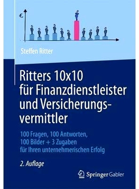 预订 Ritters 10x10 für Finanzdienstleister und Versicherungsvermittler: 100 Fragen, 100 Antworten, 100 Bilder + 3 Zugab