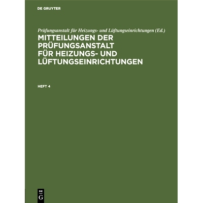 预订 Rietschel: Mitteilungen Heizung H. 4 Mphl: 9783486742299
