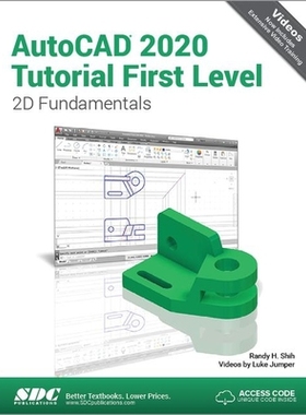 【预订】AutoCAD 2020 Tutorial First Level 2D Fundamentals