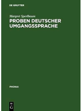 预订 Proben deutscher Umgangssprache: 9783484230170