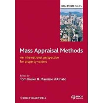 预订 Advances In Mass Appraisal Methods 大宗物业评估方法进展: 9781405180979