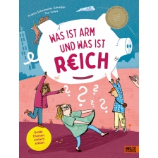 现货 2025德国美图书奖 何为贫富 德文原版 儿童小语种创意绘本 Was ist arm und was ist reich?