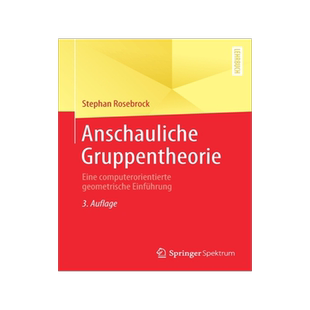 预订 Anschauliche Gruppentheorie
