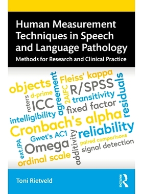 预订 Subjective Measurement Techniques in Speech and Language Pathology: Methods for Research and Clinical Practice 言语