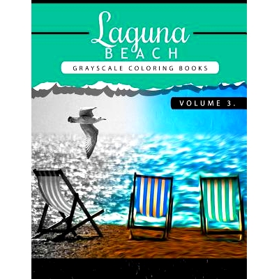 预订 Laguna Beach Volume 3: Sea, Lost Ocean, Dolphin, Shark Grayscale coloring books for adults Relaxation Art Therapy f