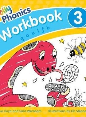 预订 Jolly Phonics Workbook 3 : in Precursive Letters 快乐拼音读本，成套第3级:序言字母: 9781844146536