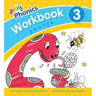 成套第3级 9781844146536 Workbook Precursive Letters Phonics 序言字母 预订 快乐拼音读本 Jolly