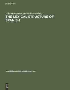 Lexical Structure 9789027932075 Spanish 预订 The
