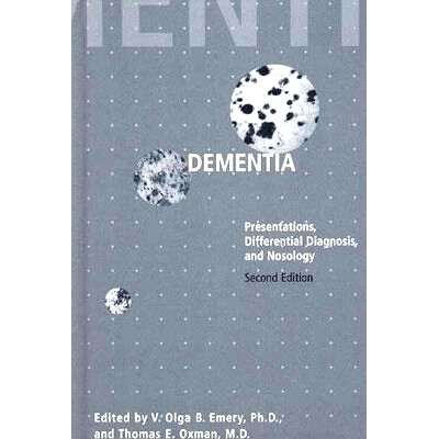 预订 Dementia: Presentations, Differential Diagnosis, and Nosology 痴呆症：表现、鉴别诊断和疾病分类: 9780801871566
