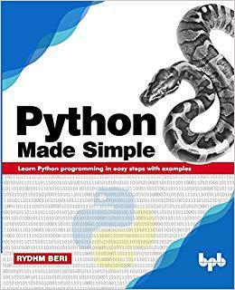 【预售】Python Made Simple: Learn Python programming in easy steps with examples
