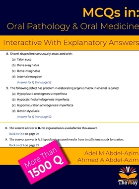预订 MCQs in Oral Pathology and Oral Medicine: With Comments for Under and Post-Graduates