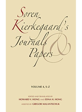 预订 Saren Kierkegaardas Journals and Papers, Volume 4: S-Z: 9780253182432
