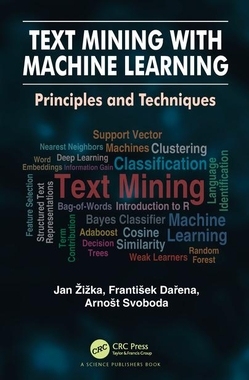 【预订】Text Mining with Machine Learning