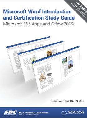 【预订】Microsoft Word Introduction and Certification Study Guide: Microsoft 365 Apps and Office 2019 9781630573713
