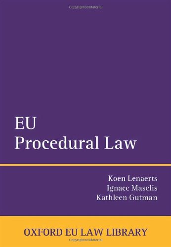 【预订】EU Procedural Law