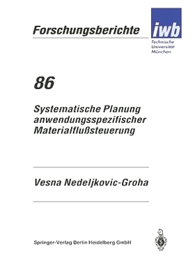 预订 Systematische Planung Anwendungsspezifischer Materialflußsteuerung