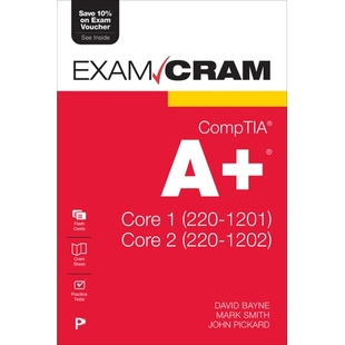 预订 Comptia A+ Core 1 (220-1201) and Core 2 (220-1202) Exam Cram: 9780135446904