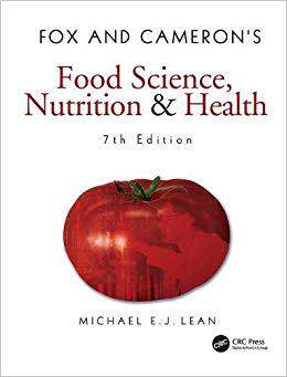 【预售】Fox and Cameron’s Food Science, Nutrition & Health, 7th Edition