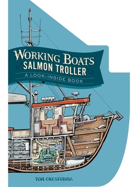 预订 Working Boats: Salmon Troller (Board Book): A Look-Inside Book: 9781632176264