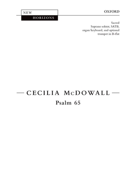 预订 Psalm 65 混合之声：诗篇65: 9780193400948