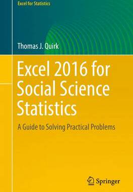 【预订】Excel 2016 for Social Science Statistics