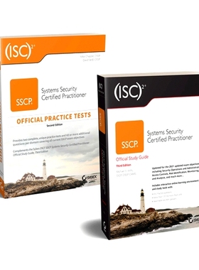 预订 (Isc) Sscp Sg & Sscp Practice Test Kit, 3E （Isc）Sscp Sg & Sscp 实践测试套件 第3版: 9781119878902