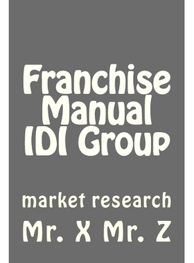 预订 Franchise Manual IDI Group: 9781470178802