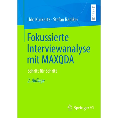预订 Fokussierte Interviewanalyse mit MAXQDA: Schritt für Schritt: 9783658402112
