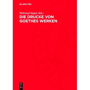 Die Werken Drucke Goethes 9783112721728 von 预订