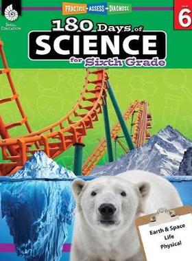 【预订】180 Days of Science for Sixth Grade: Practice, Assess, Diagnose