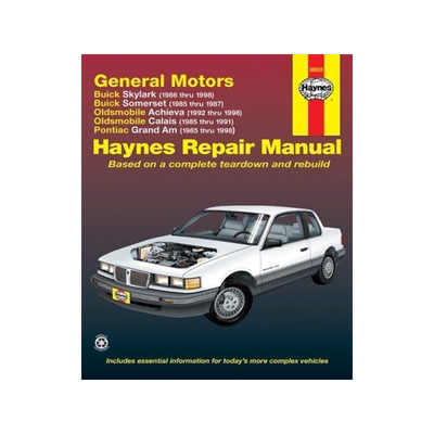 [预订]General Motors covering Buick Skylark (86-98), Buick Somerset (85-87), Oldsmobile Achieva (92-98), O 9781563923982