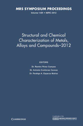 【预订】Structural and Chemical Characterization of Metals, Alloys and Compounds–2012