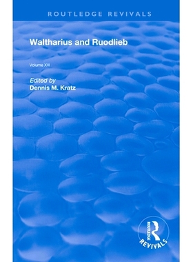 预订 Waltharius and Ruodlieb: 9780367181857