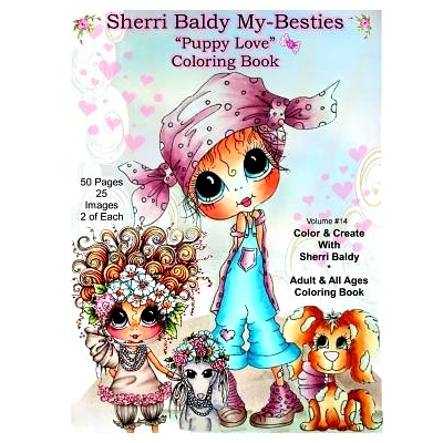 预订 Sherri Baldy My Besties TM Puppy Love Coloring Book: 9780692737217