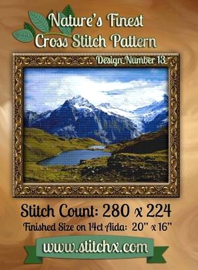 预订 Nature’s Finest Cross Stitch Pattern: Design Number 13: 9781502549280