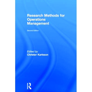运营管理 9781138945418 Methods 精装 第2版 研究方法 Management Operations for Research 预订