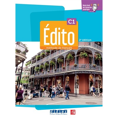 现货 Edito C1 教材 2024新版 法语原版教辅教材 出国留学考试 Edito méthode de français niveau C1