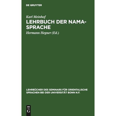 预订 Lehrbuch der Nama-Sprache: 9783110993301