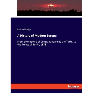 预订 A History of Modern Europe: From the capture of Constantinople by the Turks, to the Treaty of Berlin, 1878: 9783348