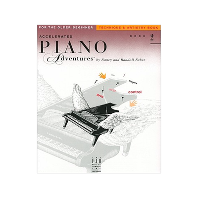 2级技艺 菲伯尔钢琴快速教程 英文原版 Accelerated Piano Adventures, Book 2, Technique