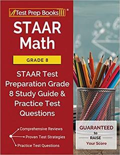 【预售】Staar Math Grade 8: Staar Test Prepa...