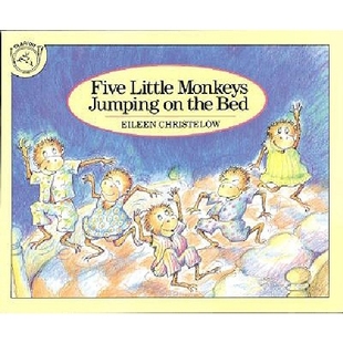 【预订】Five Little Monkeys Jumping on the B...