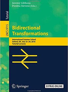 【预售】Bidirectional Transformations