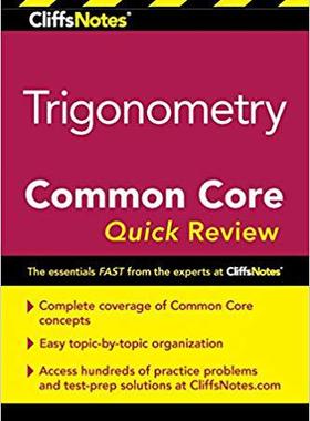 【预售】Cliffsnotes Trigonometry Common Core...