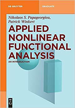 【预售】Applied Nonlinear Functional Analysi...