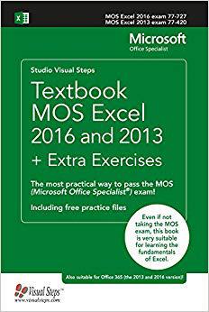 【预售】Textbook Mos Excel 2016 and 2013 + E...