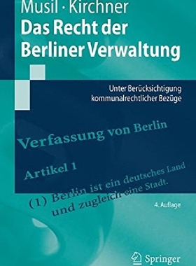【预订】Das Recht Der Berliner Verwaltung: U...