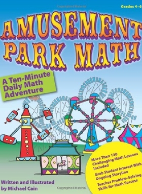 【预订】Amusement Park Math, Grade 4-6: A Te...