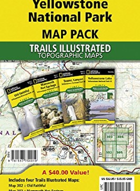 【预订】Yellowstone National Park [Map Pack ...