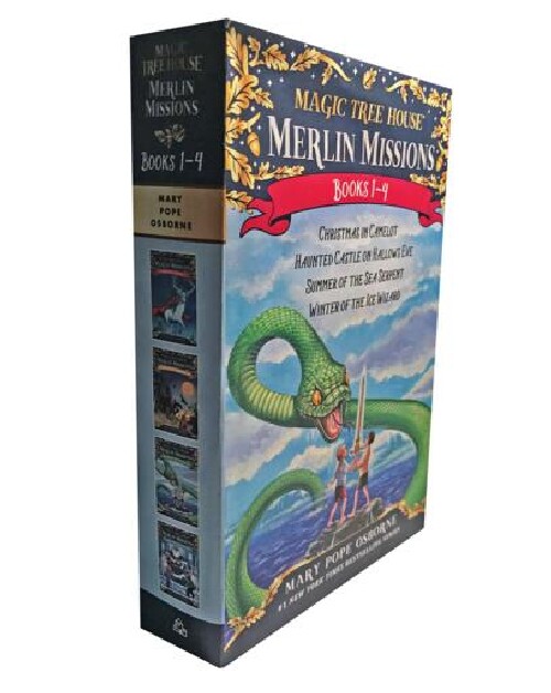 现货 Magic Tree House Merlin Mission 1-4 Boxed Set 英文原版 神奇树屋：梅林任务1-4套装图片